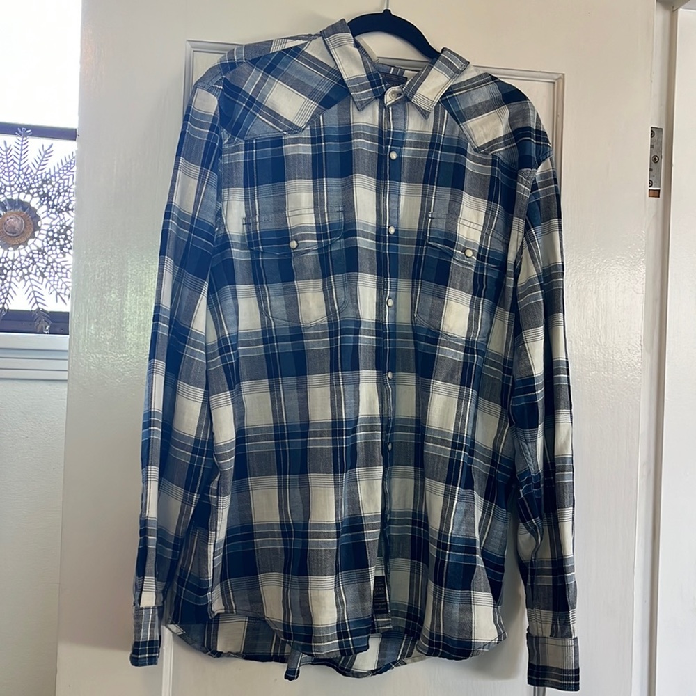 Lucky Brand men’s western style shirt. Sz xl